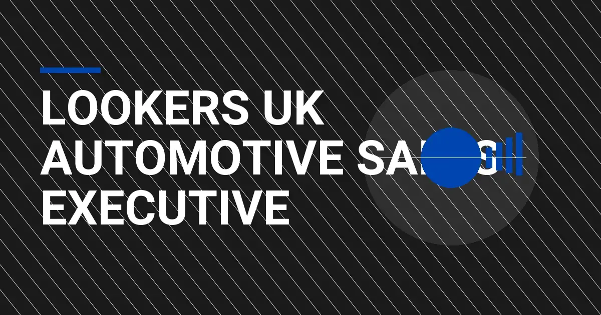 Lookers UK Automotive Sales Executive