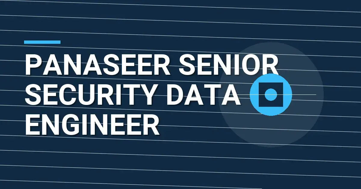 Panaseer Senior Security Data Engineer