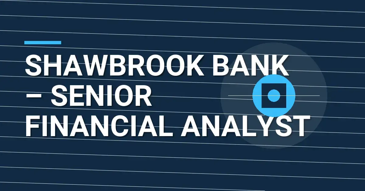 Shawbrook Bank – Senior Financial Analyst