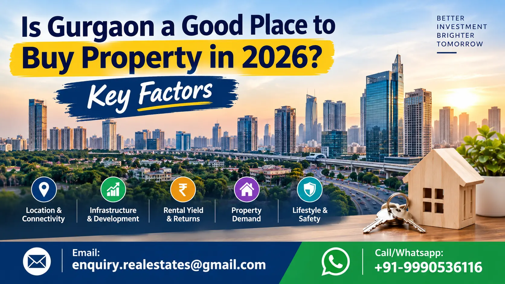 Is Gurgaon a Good Place to Buy Property in 2026? Key Factors