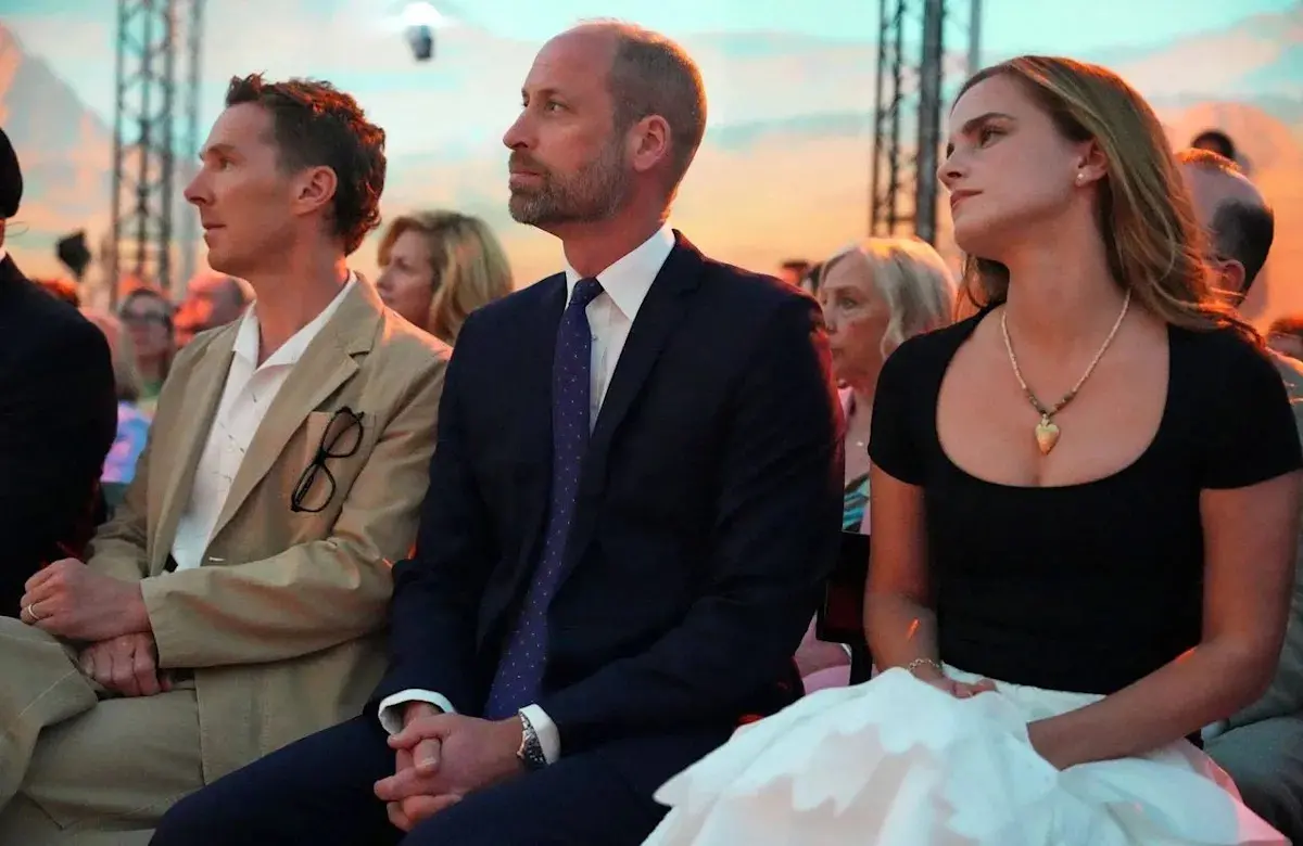 Le prince William retrouve Emma Watson et Benedict Cumberbatch à Londres