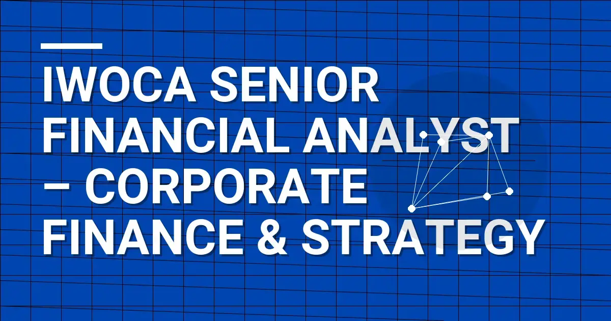 iwoca Senior Financial Analyst – Corporate Finance & Strategy