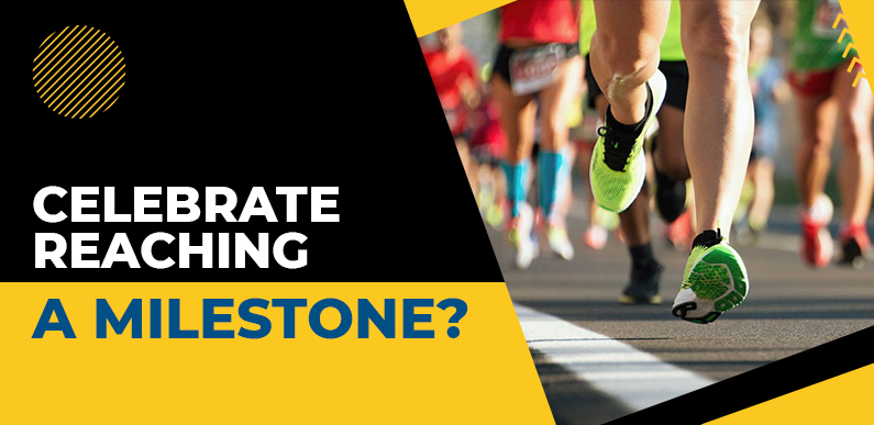 Describe the importance of celebrating milestones and achievements in health and fitness